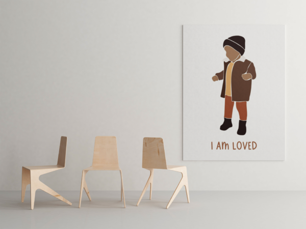 I AM LOVED - Our Remy, Affirmation Wall Art - DIGITAL DOWNLOAD